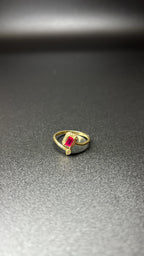 Anillo de mujer en oro 10K