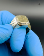 Anillo de hombre en oro 10K