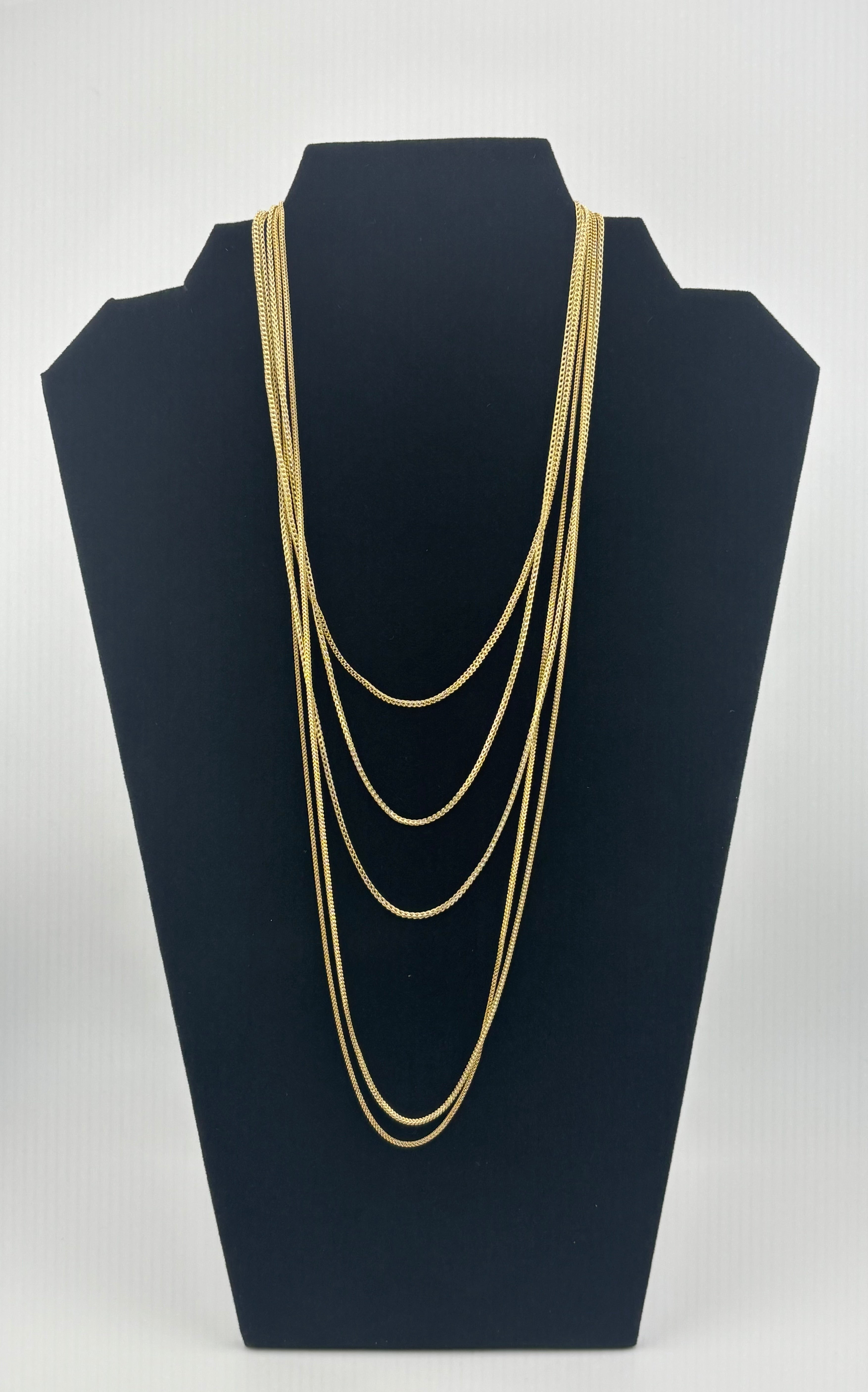 Cadenitas francos en oro 10K